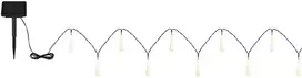 Globo Toys LED girlianda laukui ir patalpoms IP44 Globo 20LED 2700K 2.8m juodas