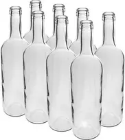 Buteliai vynui Biowin 0.75L/8vnt. balti