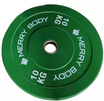 Svorių diskas Merrybody 10kg geležinis/guminis
