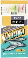 Sistema jūrinei žvejybai Aji Sabiki F405 Golden Catch 8 dydis/su 5 kabliais