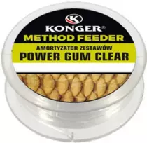 Dugninės meškerės valas-guma Power Gum Clear Konger 0.6mm/4kg/10m