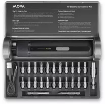 „Mova Rinkinys“ atsuktuvas 4V 8N-m + 24 vnt. antgalių MSD008