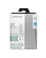 Lyginimo lentos užvalkalas C Brabantia 124x45cm metalizuotas