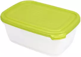Indas su dangčiu maistui laikyti Sunshine Rotho 1.9L/2vnt. plastikinis/žalias