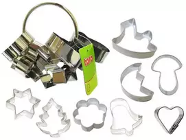 Metalinės formelės sausainiams TORO 8vnt./ant žiedo