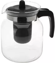 Arbatinukas su sieteliu stiklinis karščiui atsparus 1,4 l