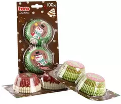 Popierinės formelės keksams TORO 100vnt./D5cm