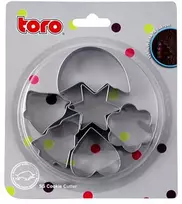 Metalinės formelės sausainiams TORO 6vnt.