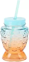 Puodelis su dangteliu ir šiaudeliu 530ml