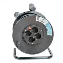 4-vietis ilgintuvas ritėje IP54/40m X-reel N07V3V3-F/3x1.5mm2 juodas