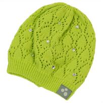 Huppa Mergaičių megzta kepurė LACY, žalia, L, lime