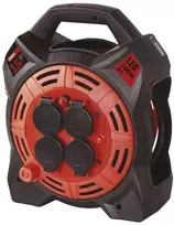Ilgintuvas ritėje su įžeminimu IP44 Emos 4viet./15m/3x1.5mm