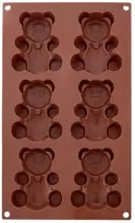Kepimo forma meškiuko formos 30 × 17,5 × 2 cm