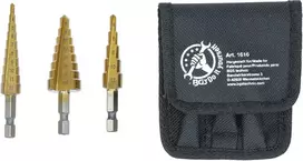 Grąžtas Bgs Technic Grąžtai skylės (pa)platinimui pakopiniai | 3-20 mm | 3 vnt. (1616)
