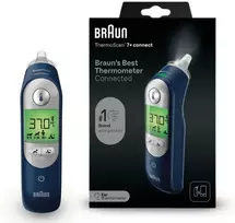 BRAUN ThermoScan® 7+ connect IRT6575 Termometr do ucha łączący się su aplikacją