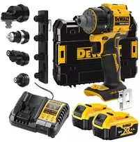 Grąžtas Akumuliatorinė gręžimo-suktuvo galvutė su 4 keičiamomis galvutėmis, 18 V XR, 73 Nm, DeWALT [DCD803P2T-QW] 2x5,0 Ah