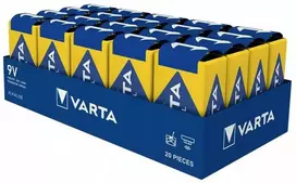 Varta Industrial PRO 6LR61/9V 20vnt. šarminių baterijų.
