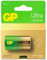 GP Battery GP Ultra Alkaline G-TECH LR20/D 1.5V šarminiai elementai 2vnt.