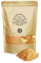 Medžio dulkės šaltam rūkymui SMOKEY OLIVE WOOD Almond (Migdolas) No.1, 1,5 l, Frakcija 0-1 mm
