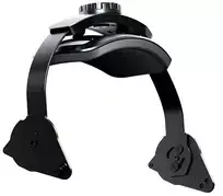 Ausinės „Pimax Crystal Comfort Topstrap“, galvos dirželis „Pimax VR“ ausinėms, reguliuojamas – juodas