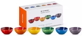 Le Creuset dubenėlių rinkinys, 6 vnt., akmens masės, 330 ml, įvairių spalvų