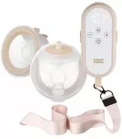 CANPOL BABIES dvigubi nešiojami pientraukiai dėvimi liemenėlėje MilkShell, 20/106