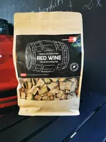 Kamado Club Raudono vyno statinių drožlės rūkymui, 900g