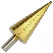 Grąžtas pakopinis su praplatinimu 4-32mm metalui