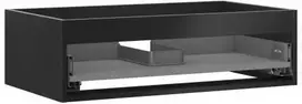 Praustuvo spintelės korpusas Mexen Box-A, 80 cm, 1 stalčius, Juodas matt