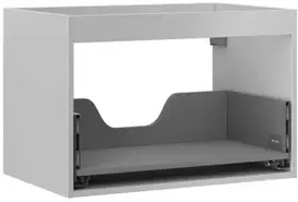 Praustuvo spintelės korpusas Mexen Box-A, 70 cm, 1 stalčius, Pilkas matt