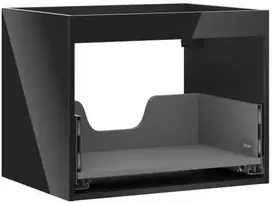 Praustuvo spintelės korpusas Mexen Box-A, 60 cm, 1 stalčius, Juodas glossy