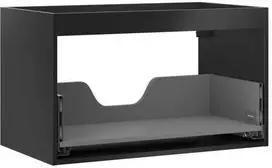 Praustuvo spintelės korpusas Mexen Box-A, 80 cm, 1 stalčius, Juodas matt