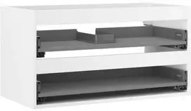 Praustuvo spintelės korpusas Mexen Box-A, 90 cm, 2 stalčiai, Baltas matt