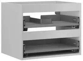 Praustuvo spintelės korpusas Mexen Box-A, 60 cm, 2 stalčiai, Pilkas matt