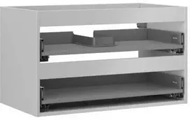 Praustuvo spintelės korpusas Mexen Box-A, 80 cm, 2 stalčiai, Pilkas matt