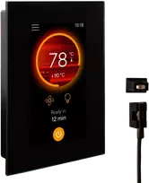 Elektrinės pirties krosnelės valdymo pulto atnaujinimo rinkinys - Harvia Fenix FX002XW Wifi su jutikliniu ekranu ir durų jutikliu