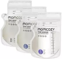 MOMCOZY PIENO LAIKYMO MAIŠELIAI SU SNAPELIU, 120 VNT.