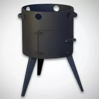Kazan Mangal Krosnelė kazanui 22-30L, plienas 3mm, D500mm