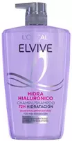 L'Oreal ELVIVE HYDRA HYALURONIC Šampūnas 72h hydration 1000 ml