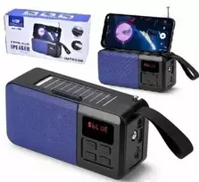 Nešiojama belaidė „Bluetooth“ kolonėlė su saulės įkrovimu ir radiju