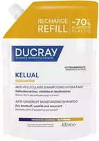 Ducray Kelual Squanorm Hair Treatment Šampūnas Nuo pleiskanų For Scalp With Dry Dandruff Refill, 400 ml