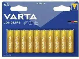 Varta Ilgaamžės AA baterijos 10 vnt.