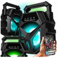 Galinga nešiojama belaidė „Bluetooth“ kolonėlė 400 W su FM radiju, USB, SD ir LED