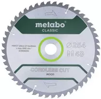 Pjovimo diskas medienai Metabo 628690000; 254x30 mm; Z45; 5°