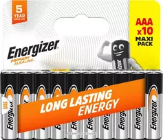 Energizer battery Primary Alkaline AAA DHP10 ()