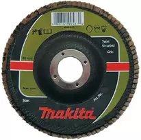 MAKITA LAMELINIS ŠLIFAVIMO DISKAS SI CARBID 125×22,23mm P 80 AKMUO, KERAMIKA, PLASTIKAS