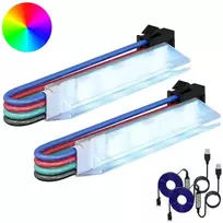 LED juosta 2 pcs Juoda ir Balta 1745 mm Varis ir plastikas