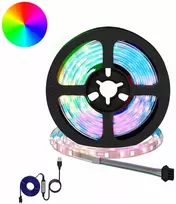 LED juosta 2 pcs Juoda ir permatoma 950 mm Varis ir plastikas