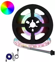 LED juosta 2 pcs Juoda ir permatoma 450 mm Varis ir plastikas