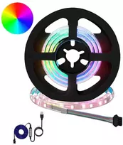 LED juosta 2 pcs Juoda ir permatoma 550 mm Varis ir plastikas